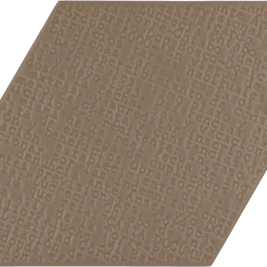 Carrelage Rhombus Taupe Mat 14x24 cm - détail du carreau 2