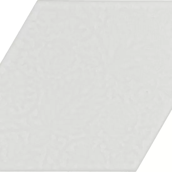Carrelage Rhombus White Mat 14x24 cm - détail du carreau 2