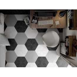 Rhombus White Matt 14x24 cm - carrelage NAIS - image 3