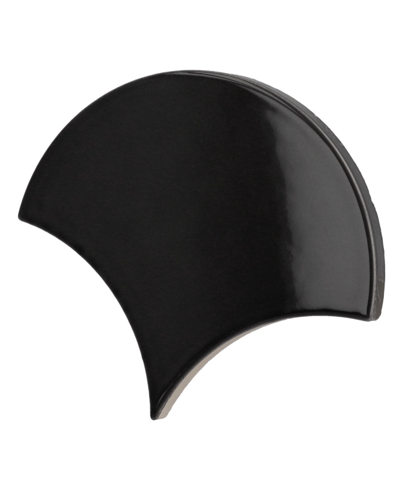 Scale Fan Black 10.6x12 cm - carrelage NAIS