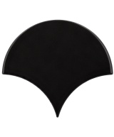 Scale Fan Black 10.6x12 cm - carrelage NAIS - image 2