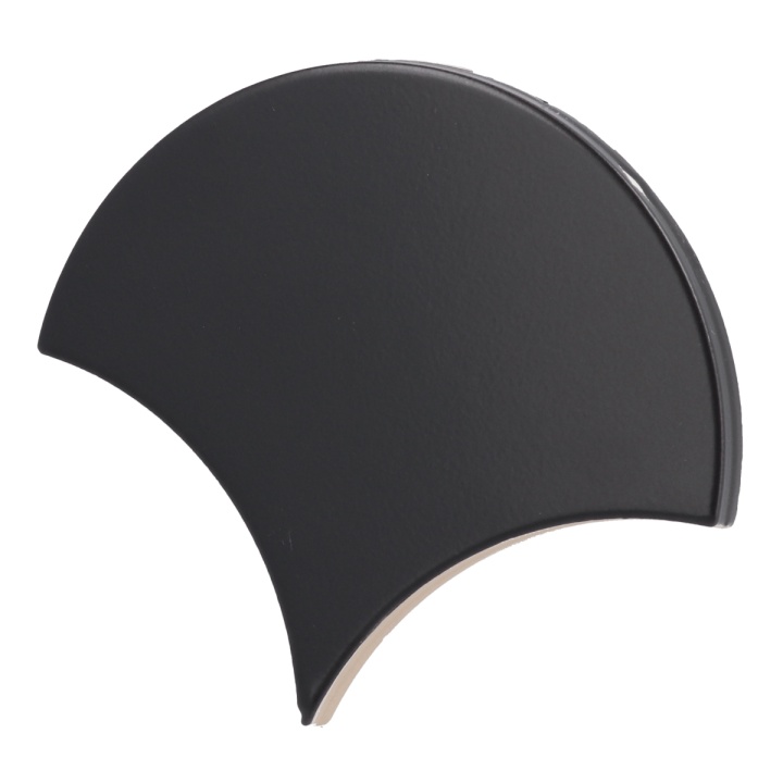Scale Fan Black Matt 10.6x12 cm - carrelage NAIS