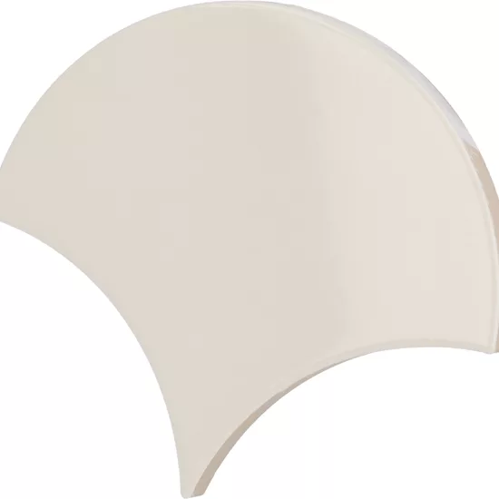 Carrelage Scale Fan Cream 10,6x12 cm - détail du carreau