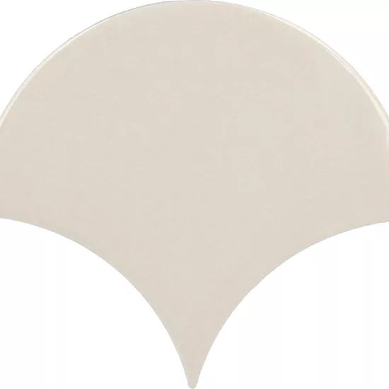 Carrelage Scale Fan Cream 10,6x12 cm - détail du carreau 2