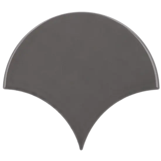 Scale Fan Dark Grey 10,6x12 cm