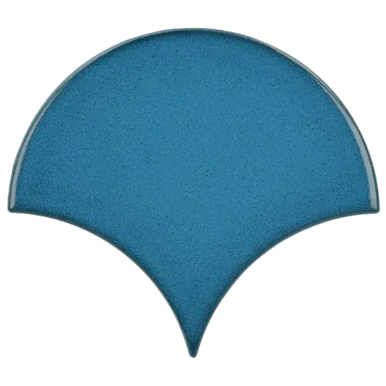 Scale Fan Electric Blue 10,6x12 cm