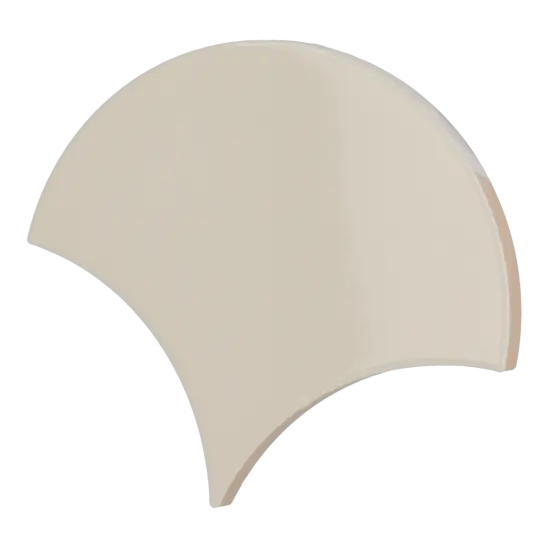 Carrelage Scale Fan Greige 10,6x12 cm, format 12 x 10,6 cm, collection Scale, finition brillant