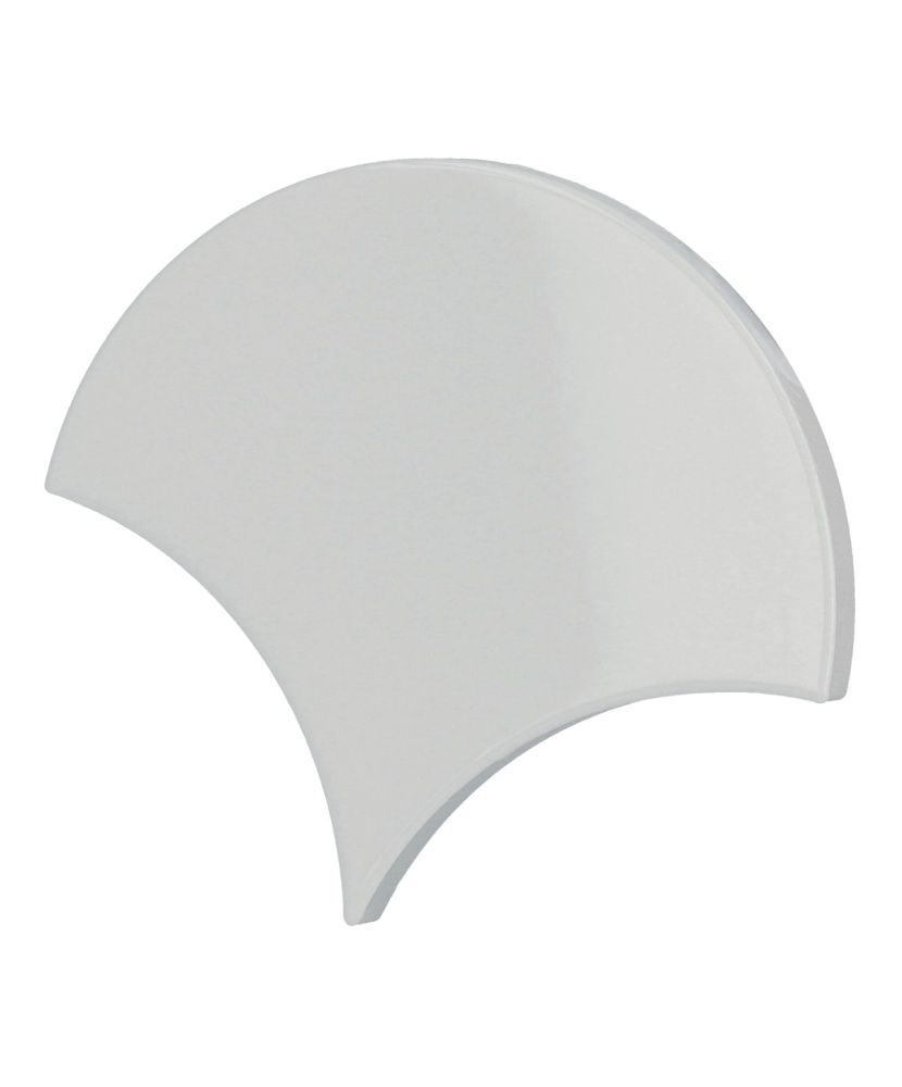 Scale Fan Light Grey 10.6x12 cm - carrelage NAIS