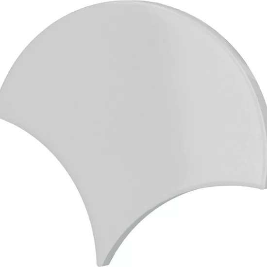 Carrelage Scale Fan Light Grey 10,6x12 cm - détail du carreau