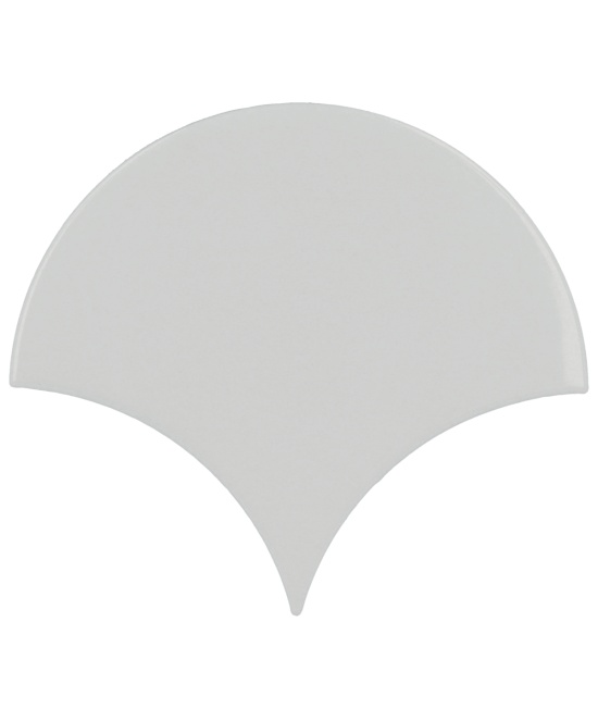 Scale Fan Light Grey 10.6x12 cm - carrelage NAIS - image 2