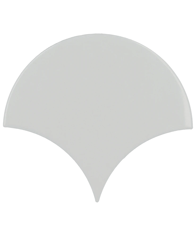 Carrelage Scale Fan Light Grey 10,6x12 cm - détail du carreau 2