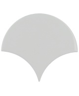 Scale Fan Light Grey 10.6x12 cm - carrelage NAIS - image 2