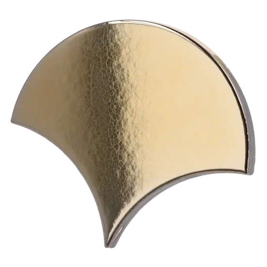 Carrelage Scale Fan Metallic 10,6x12 cm, format 12 x 10,6 cm, collection Scale, finition brillant
