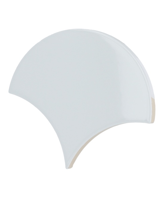 Scale Fan Sky Blue 10.6x12 cm - carrelage NAIS