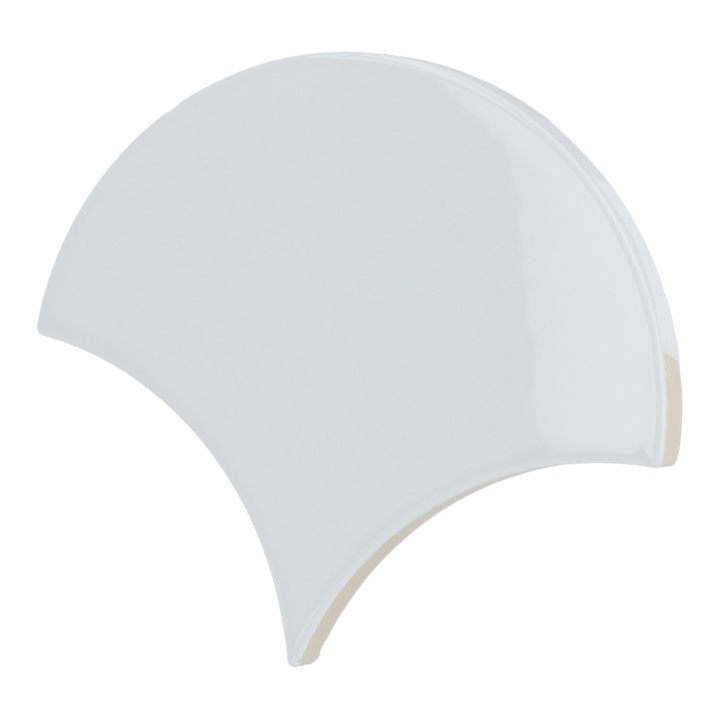 Scale Fan Sky Blue 10.6x12 cm - carrelage NAIS