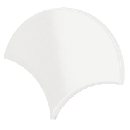 Scale Fan White 10.6x12 cm - carrelage NAIS