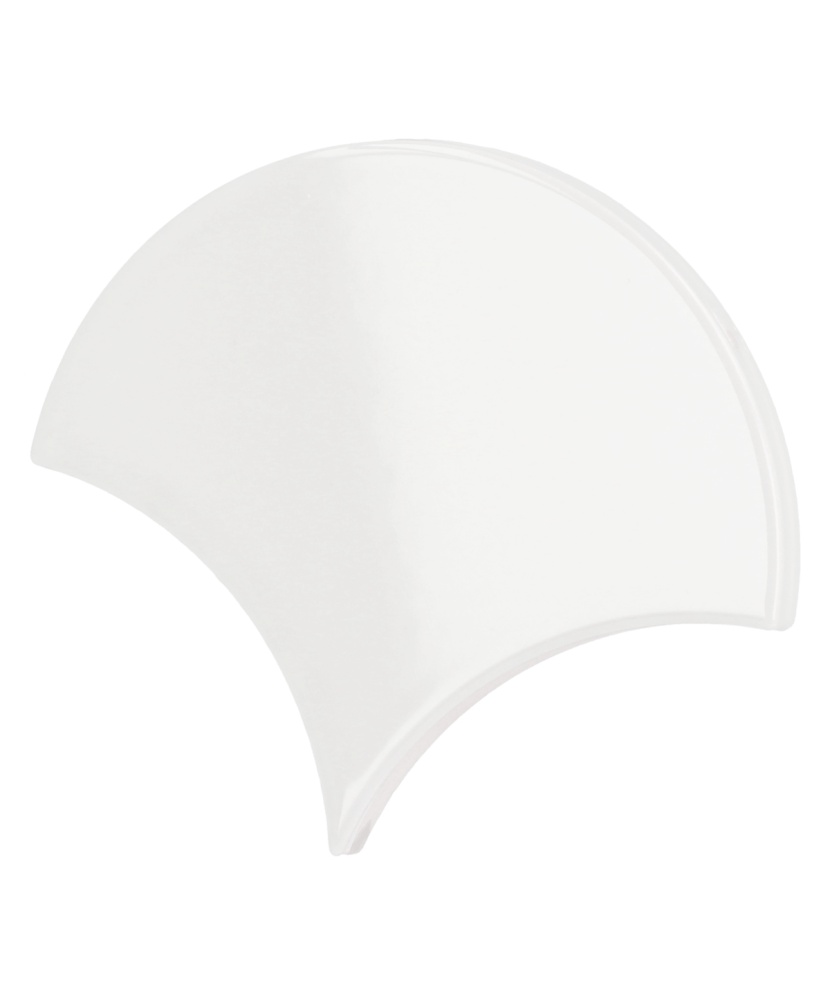 Scale Fan White 10.6x12 cm - carrelage NAIS