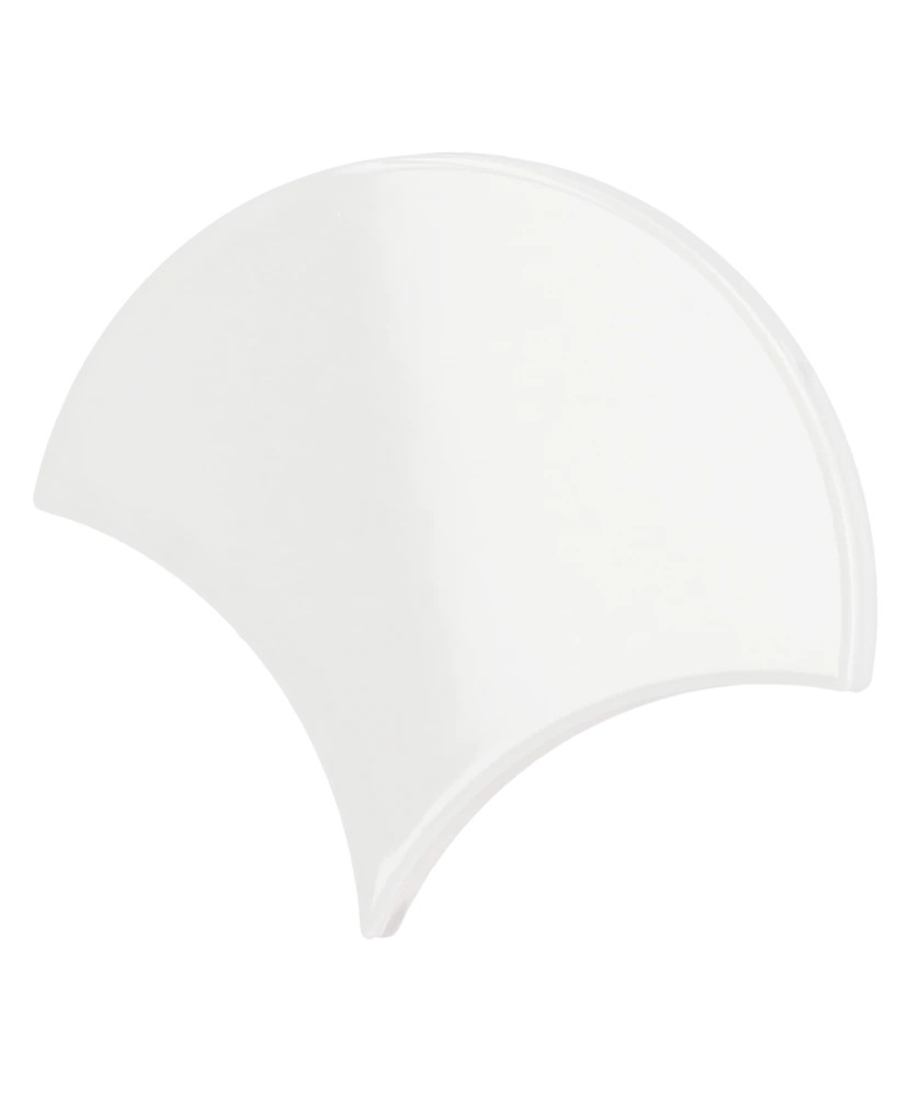 Carrelage Scale Fan White 10,6x12 cm - détail du carreau