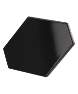 Carrelage Scale Benzene Black 10,8x12,4 cm - détail du carreau