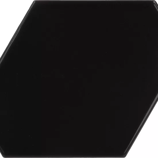 Carrelage Scale Benzene Black 10,8x12,4 cm - détail du carreau 2