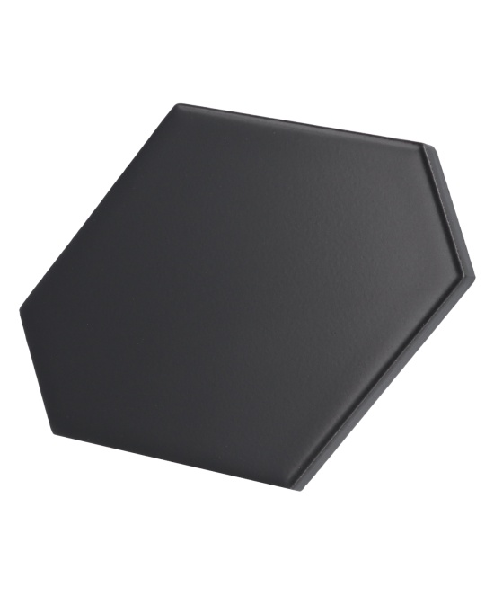 Scale Benzene Black Matt 10.8x12.4 cm - carrelage NAIS