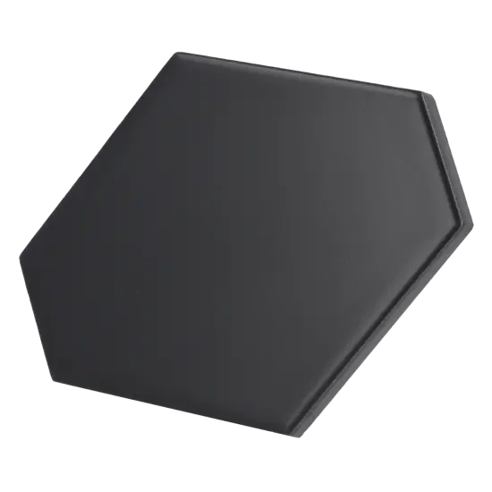 Scale Benzene Black Matt 10.8x12.4 cm - carrelage NAIS