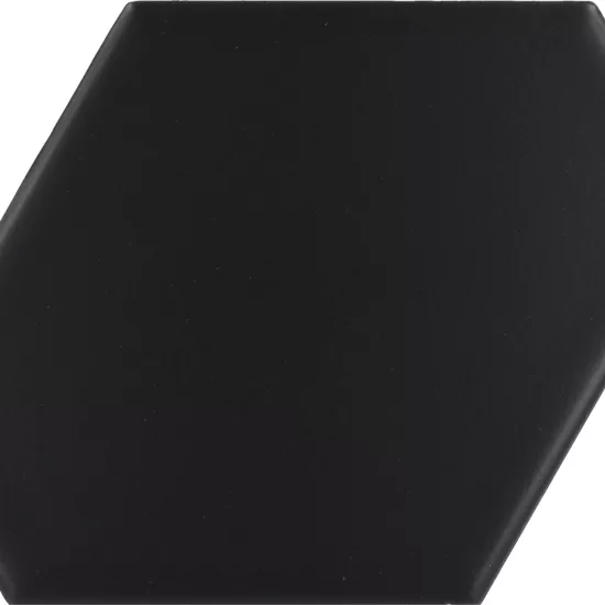 Carrelage Scale Benzene Black Mat 10,8x12,4 cm - détail du carreau 2
