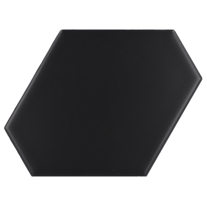 Scale Benzene Black Matt 10.8x12.4 cm - carrelage NAIS - image 2