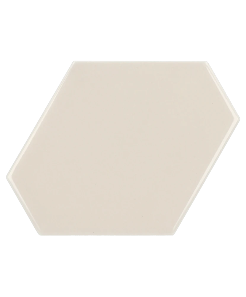 Carrelage Scale Benzene Cream 10,8x12,4 cm - détail du carreau 2