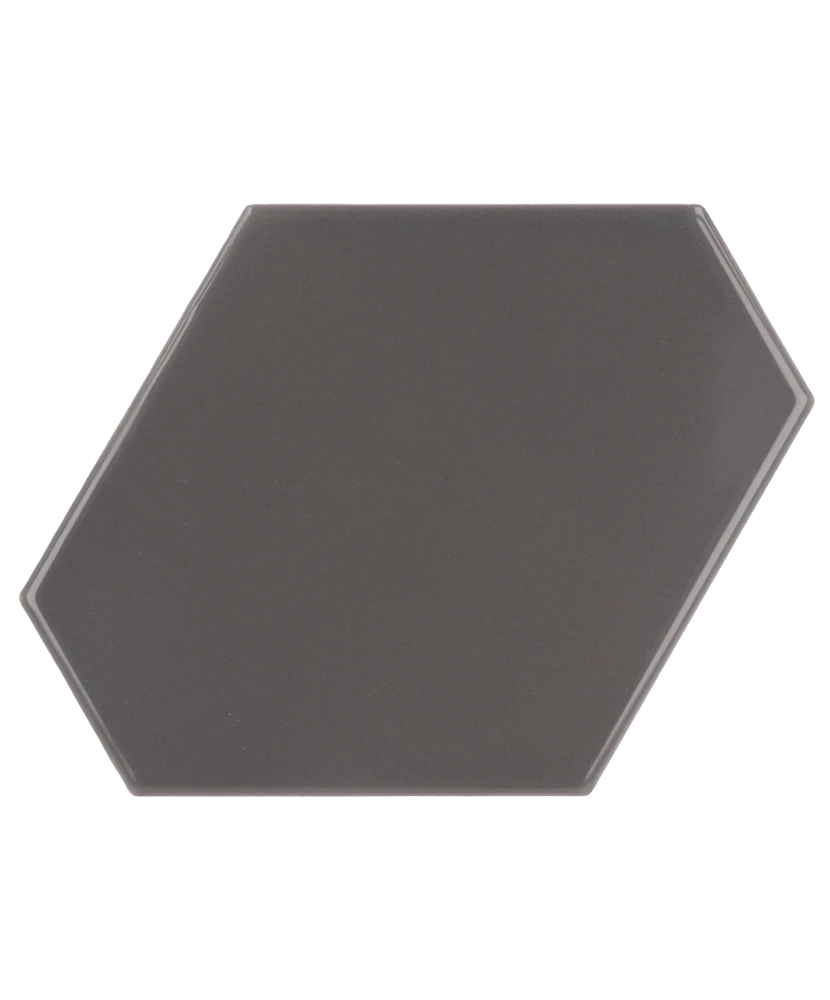 Carrelage Scale Benzene Dark Grey 10,8x12,4 cm - détail du carreau 2