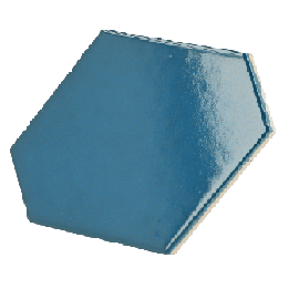 Scale Benzene Electric Blue 10.8x12.4 cm - carrelage NAIS