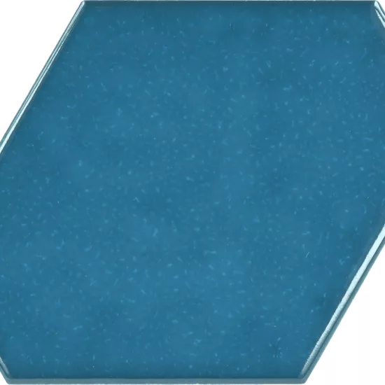Carrelage Scale Benzene Electric Blue 10,8x12,4 cm - détail du carreau 2