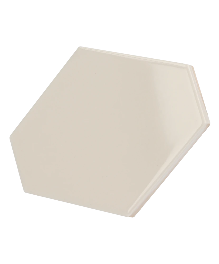 Carrelage Scale Benzene Greige 10,8x12,4 cm - détail du carreau