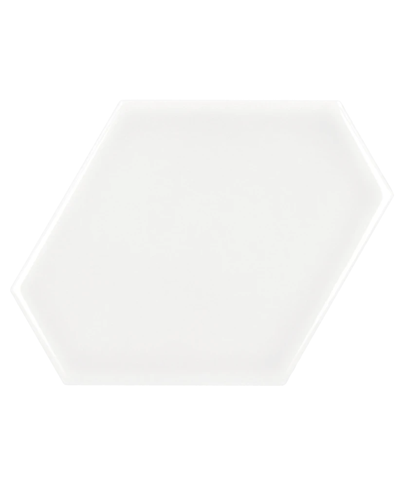 Carrelage Scale Benzene White 10,8x12,4 cm - détail du carreau 2