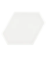 Carrelage Scale Benzene White 10,8x12,4 cm - détail du carreau 2