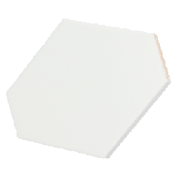 Scale Benzene White Matt 10.8x12.4 cm - carrelage NAIS
