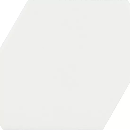 Carrelage Scale Benzene White Mat 10,8x12,4 cm - détail du carreau 2