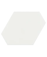 Carrelage Scale Benzene White Mat 10,8x12,4 cm - détail du carreau 2