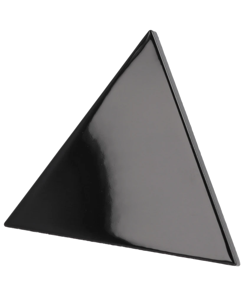 Carrelage Scale Triangolo Black 10,8x12,4 cm - détail du carreau
