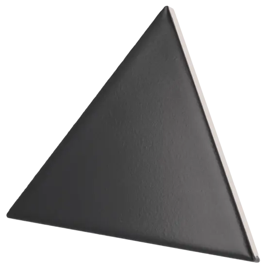 Carrelage Scale Triangolo Black Mat 10,8x12,4 cm - détail du carreau