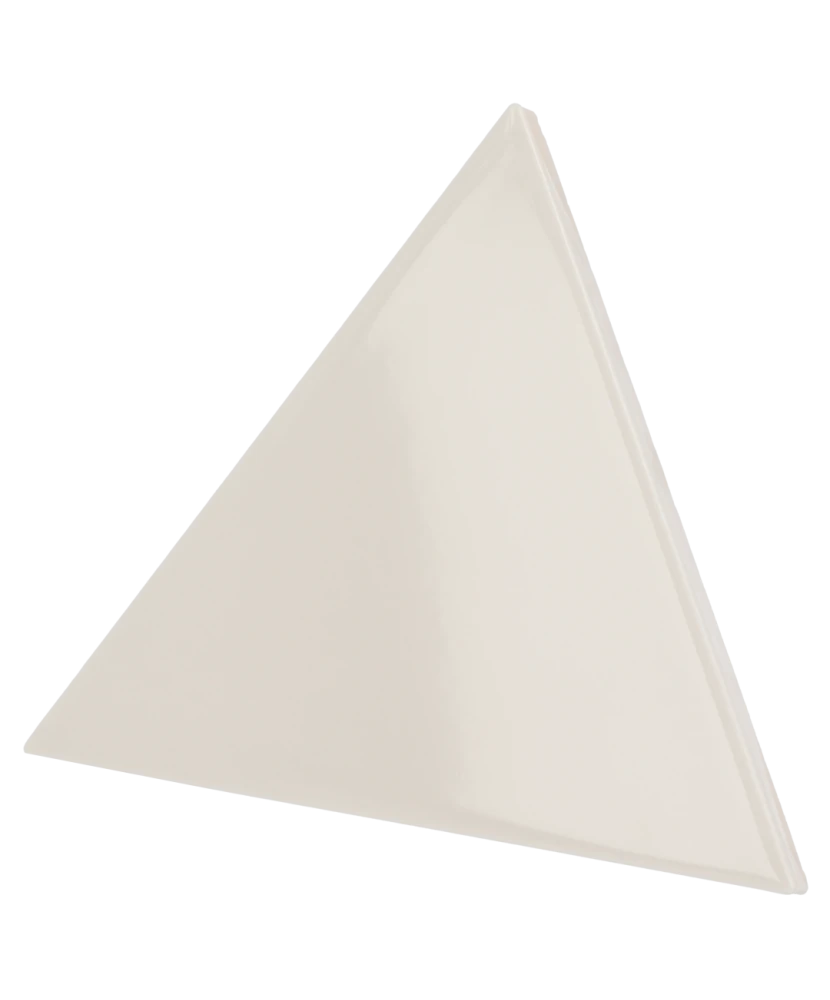Carrelage Scale Triangolo Cream 10,8x12,4 cm - détail du carreau