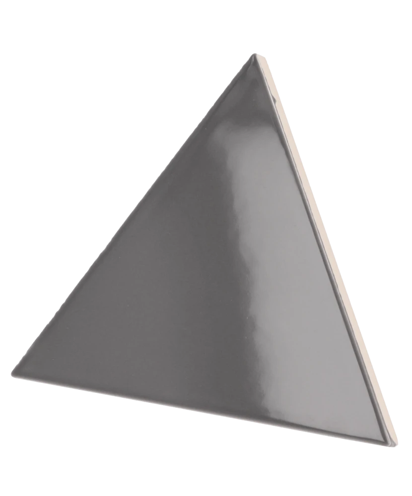 Carrelage Scale Triangolo Dark Grey 10,8x12,4 cm - détail du carreau