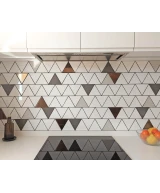 Carrelage Scale Triangolo Dark Grey 10,8x12,4 cm - vue d’ambiance 3
