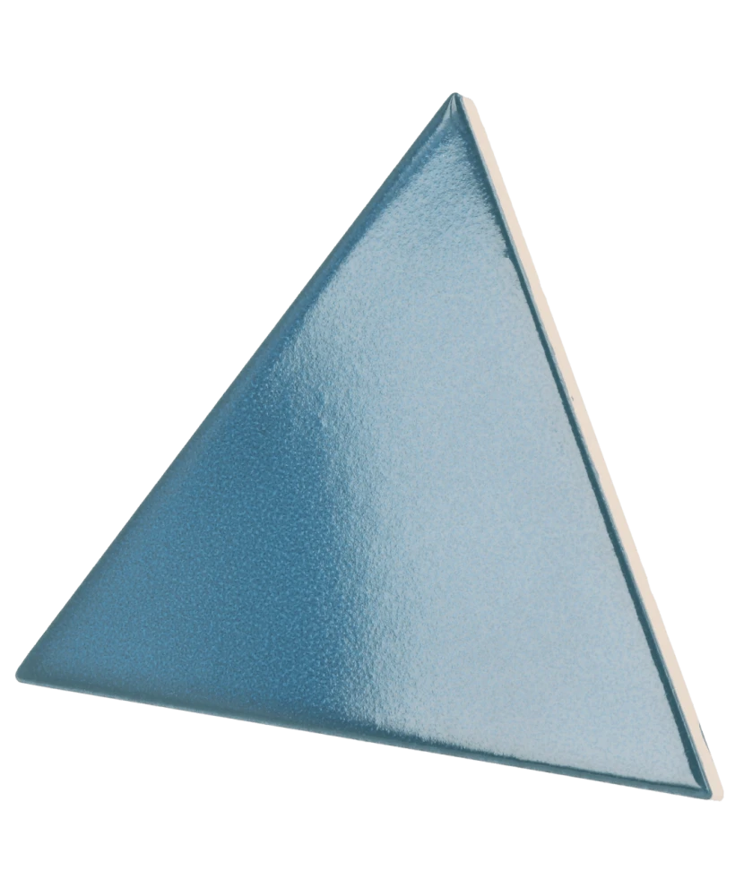 Carrelage Scale Triangolo Electric Blue 10,8x12,4 cm - détail du carreau