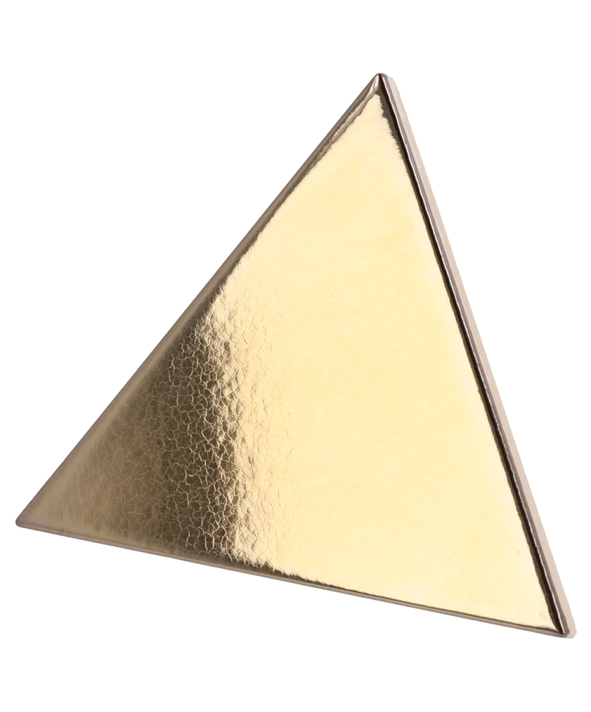 Carrelage Scale Triangolo Metallic 10,8x12,4 cm - détail du carreau