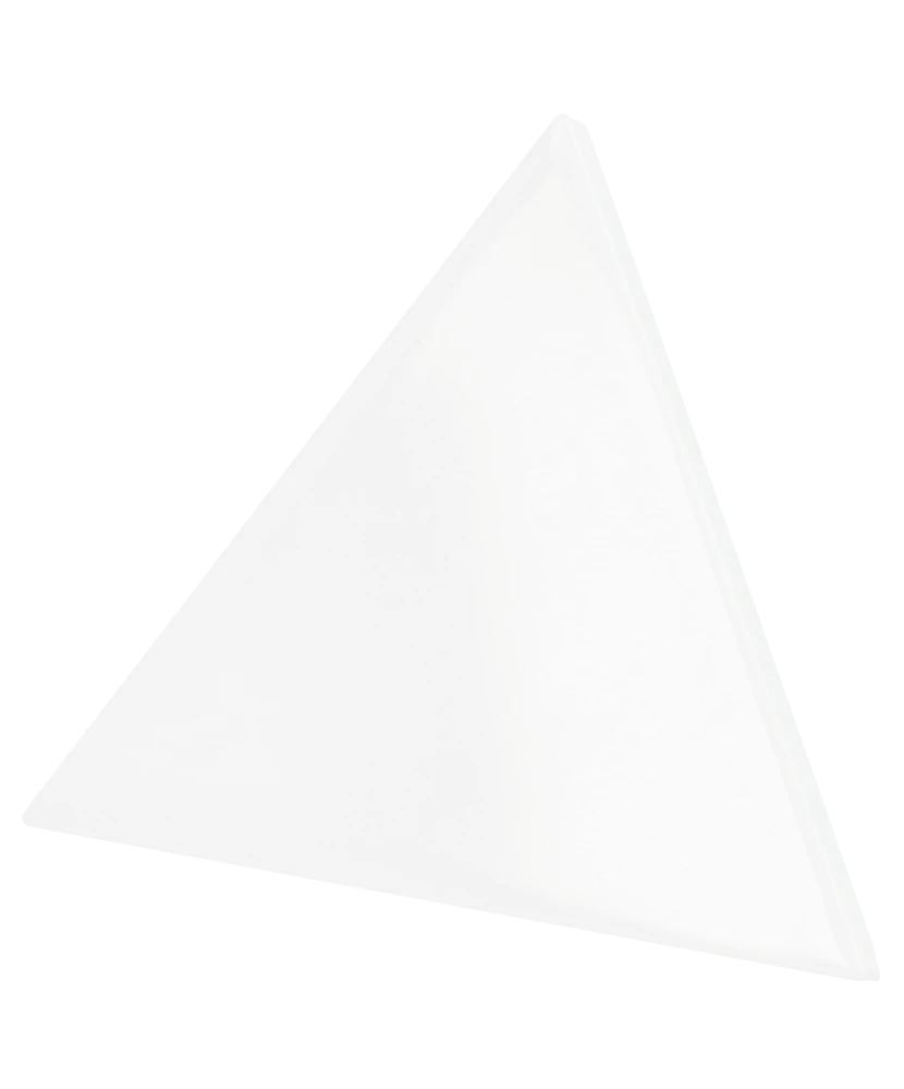 Carrelage Scale Triangolo White 10,8x12,4 cm - détail du carreau