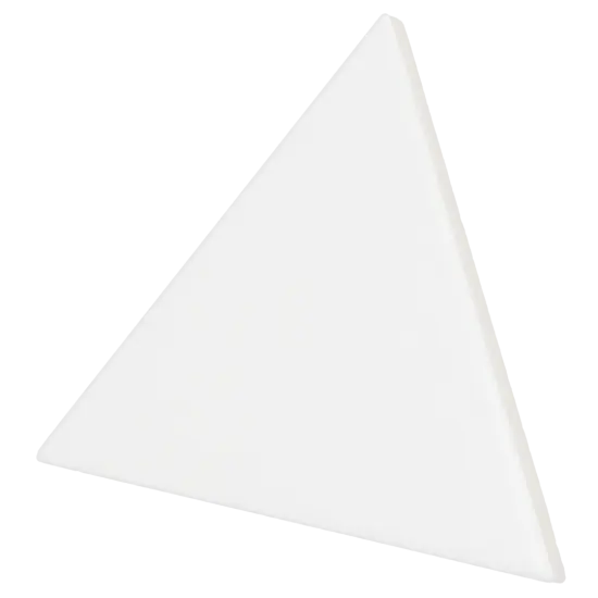 Scale Triangolo White Matt 10.8x12.4 cm - carrelage NAIS
