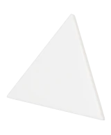 Carrelage Scale Triangolo White Mat 10,8x12,4 cm - détail du carreau