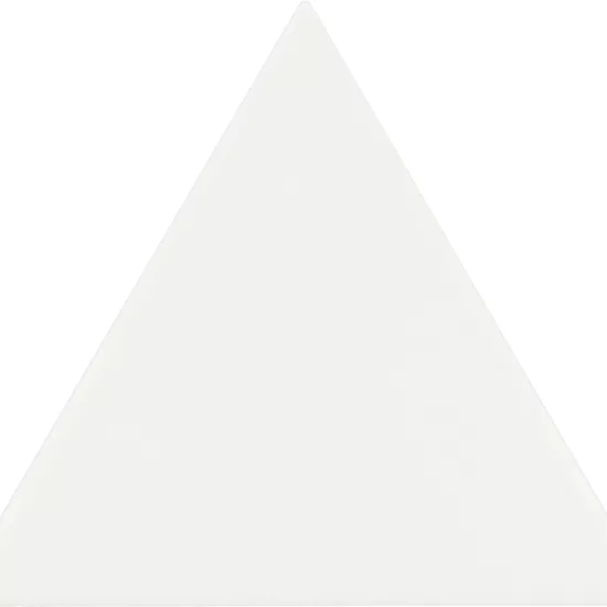 Carrelage Scale Triangolo White Mat 10,8x12,4 cm - détail du carreau 2