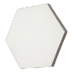 Scale Floor White Matt 11.6x10.1 cm - carrelage NAIS